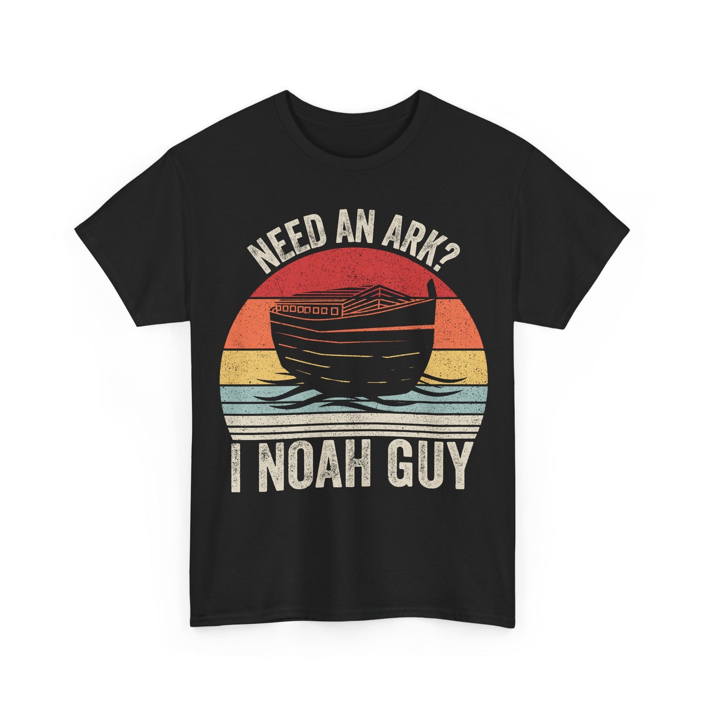 Noah Guy T-Shirt — "Need an Ark? I Noah Guy" Vintage Christian Humor Tee