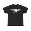 Outnumbered By Girls T-Shirt — Funny Retro Logo Tee for Guys