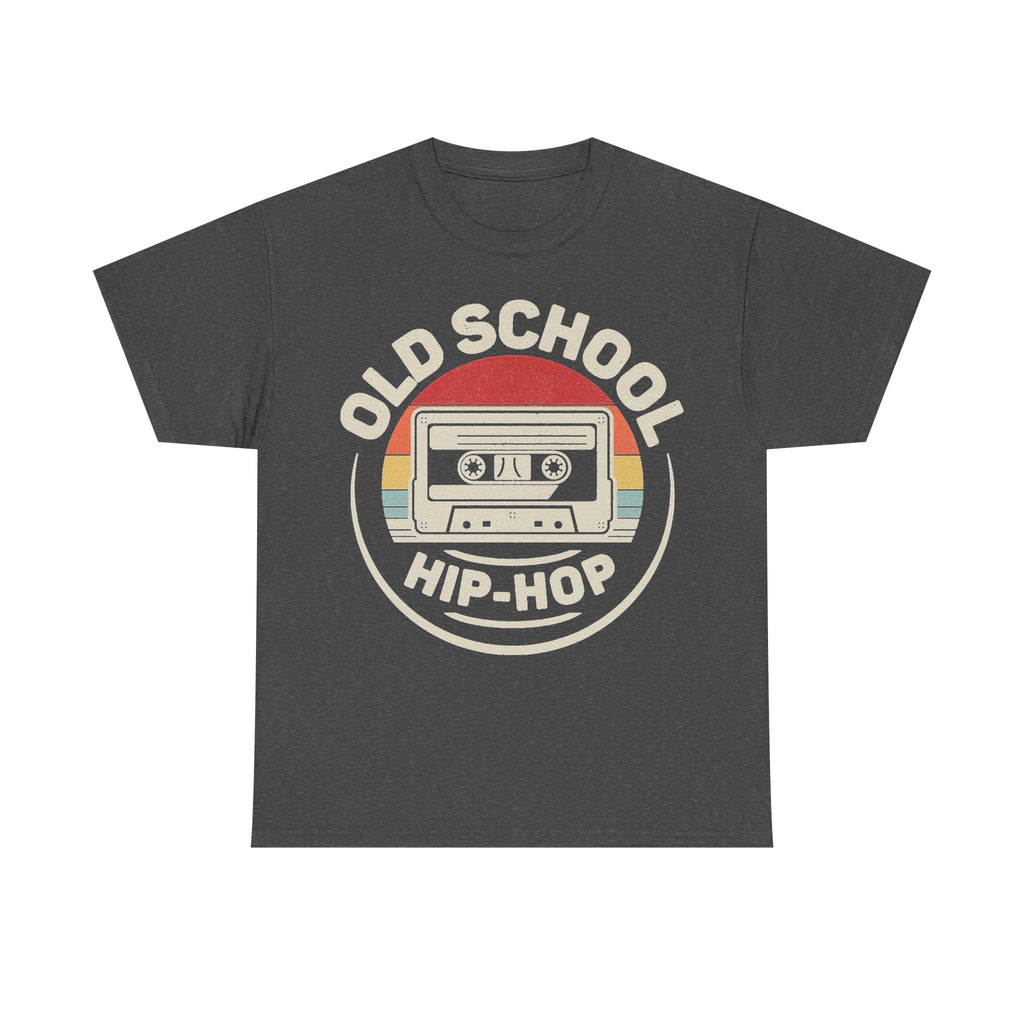 Old School Hip Hop Retro Cassette T Shirt With Vintage Rainbow Design Perfect For Music Lovers And Nineties Fans