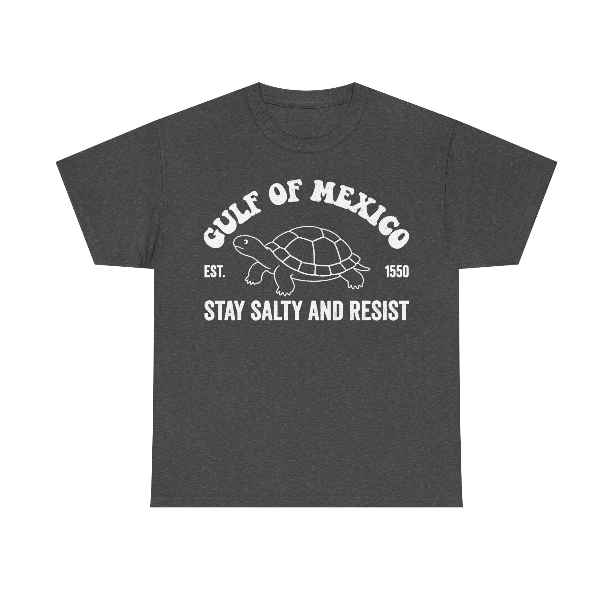 Gulf Of Mexico Turtle Stay Salty And Resist Coastal Shirt Vintage Nautical Style For Ocean Lovers