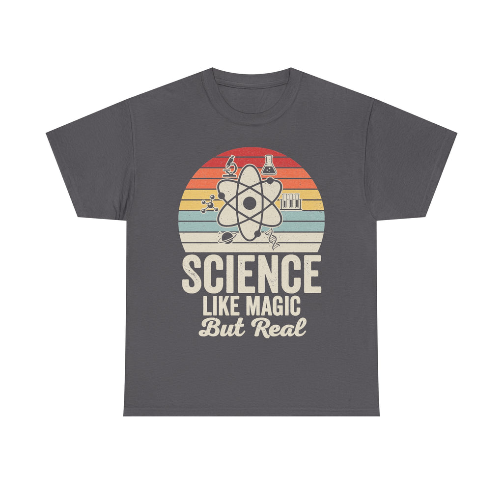 Science Like Magic But Real Retro Atom Icon Shirt For Science Lovers And Nerds Everywhere
