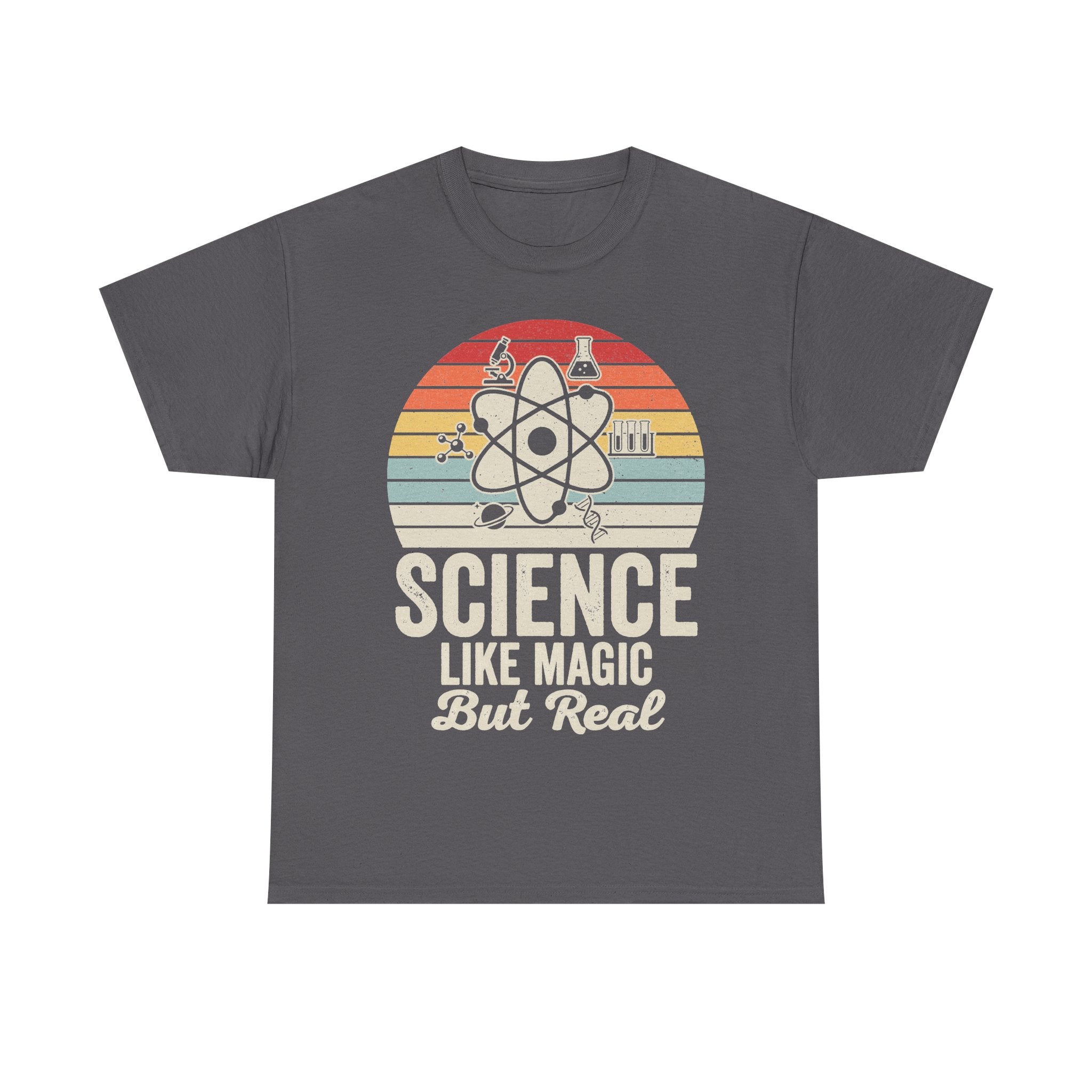 Science Like Magic But Real Retro Atom Icon Shirt For Science Lovers And Nerds Everywhere