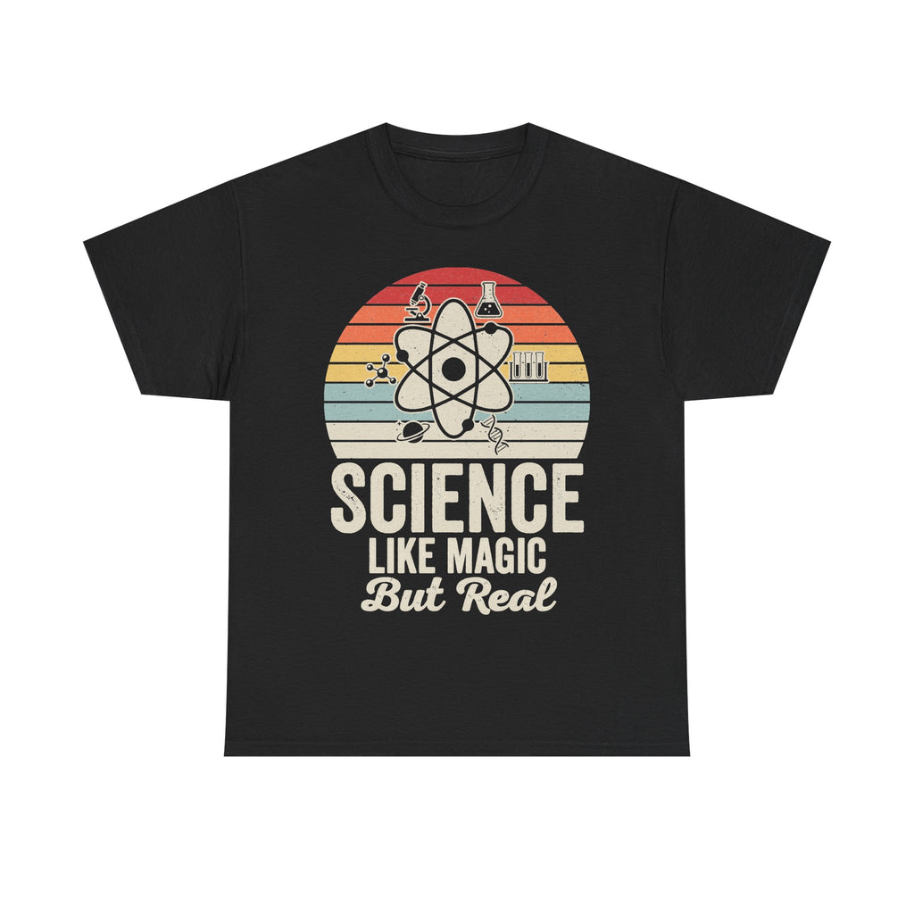Science Like Magic But Real Retro Atom Icon Shirt For Science Lovers And Nerds Everywhere