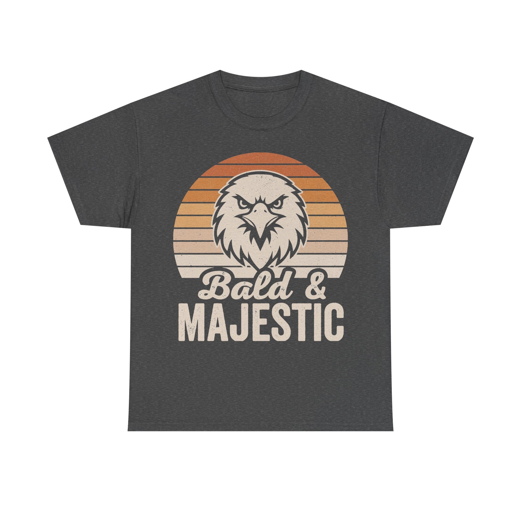 Bald Eagle Retro Sunset Logo Shirt With Majestic Vintage Style Artwork For Fans Everywhere