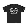 With a Body Like This Who Needs Hair T‑Shirt — Funny Bald Pride Tee