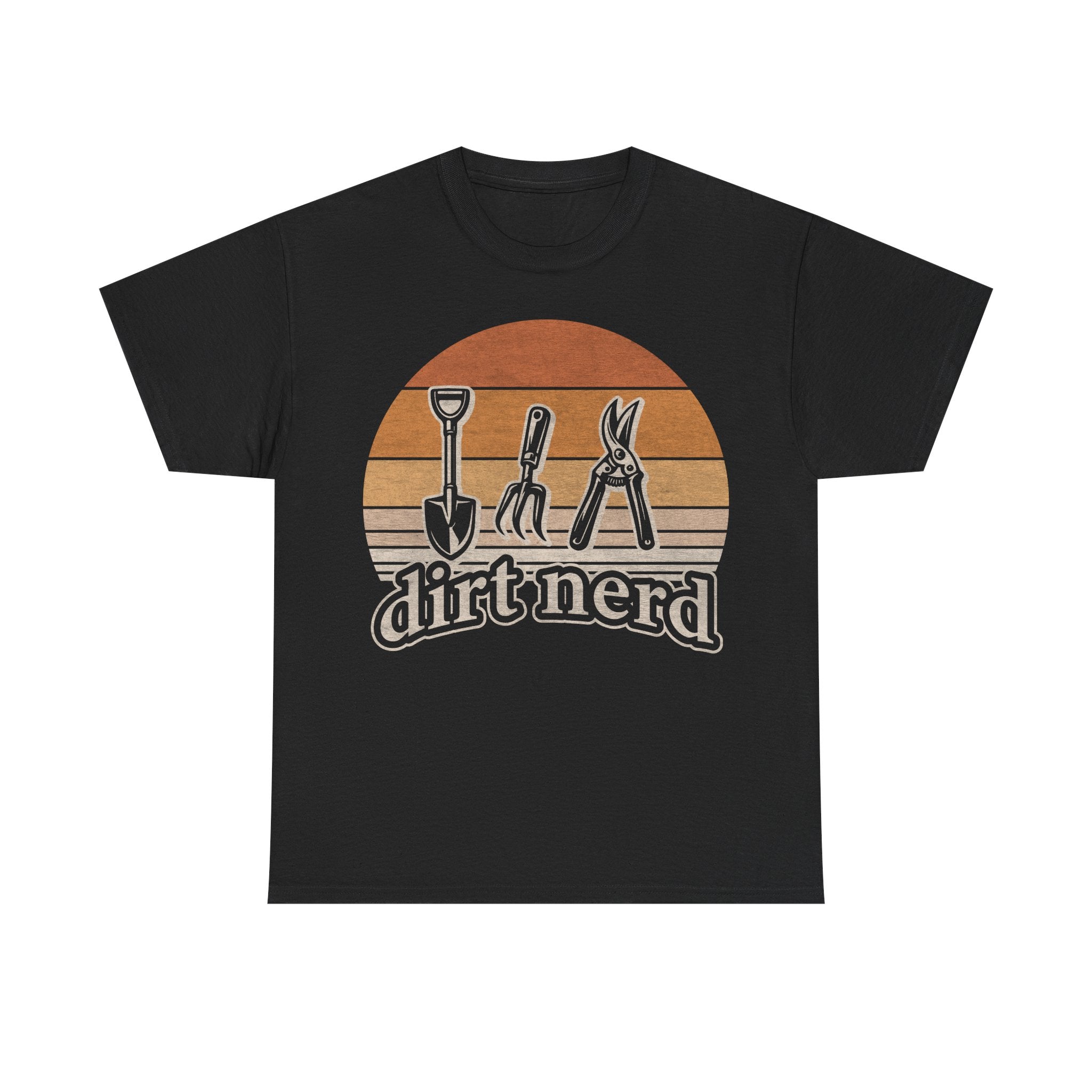 Dirt Nerd Gardening T-Shirt — Retro Tools Graphic Tee