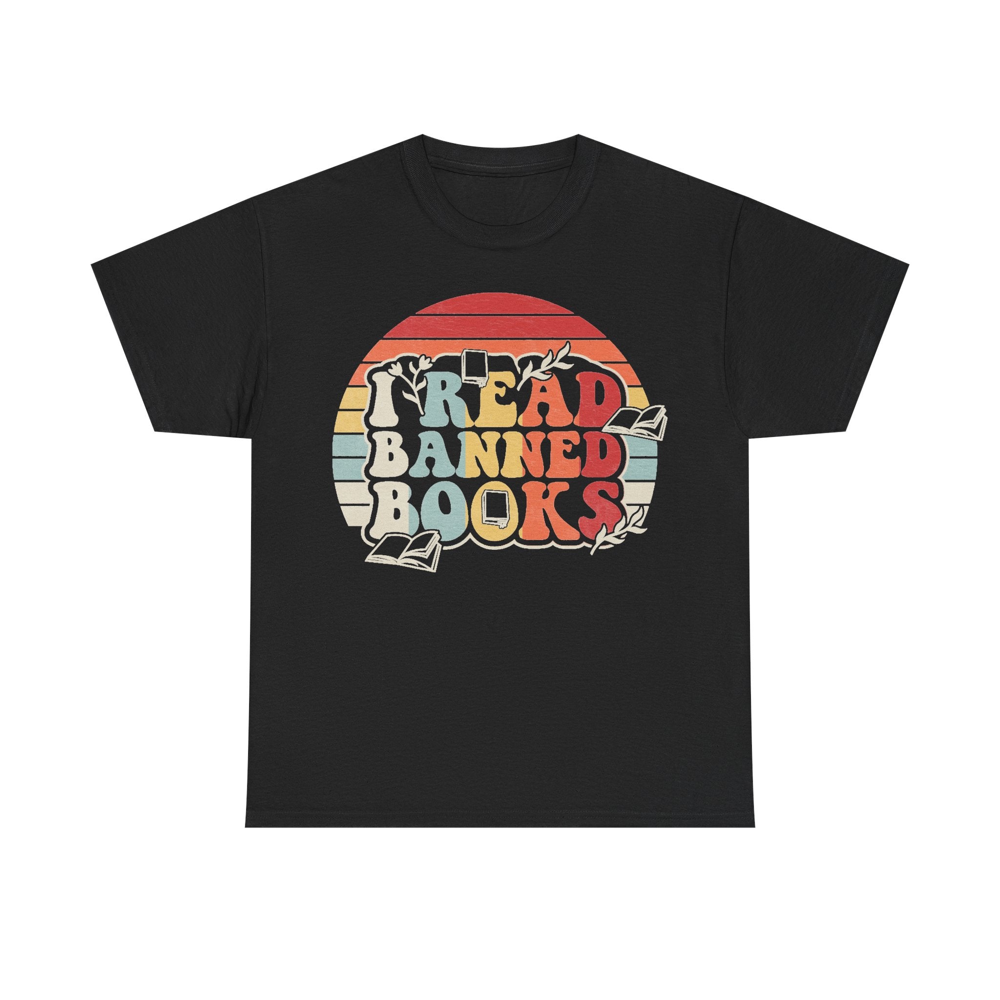 Read Banned Books Vintage Circle Shirt for Book Lovers