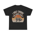 BBQ T-Shirt — "I Only Smoke The Good Stuff" Grill Retro Tee