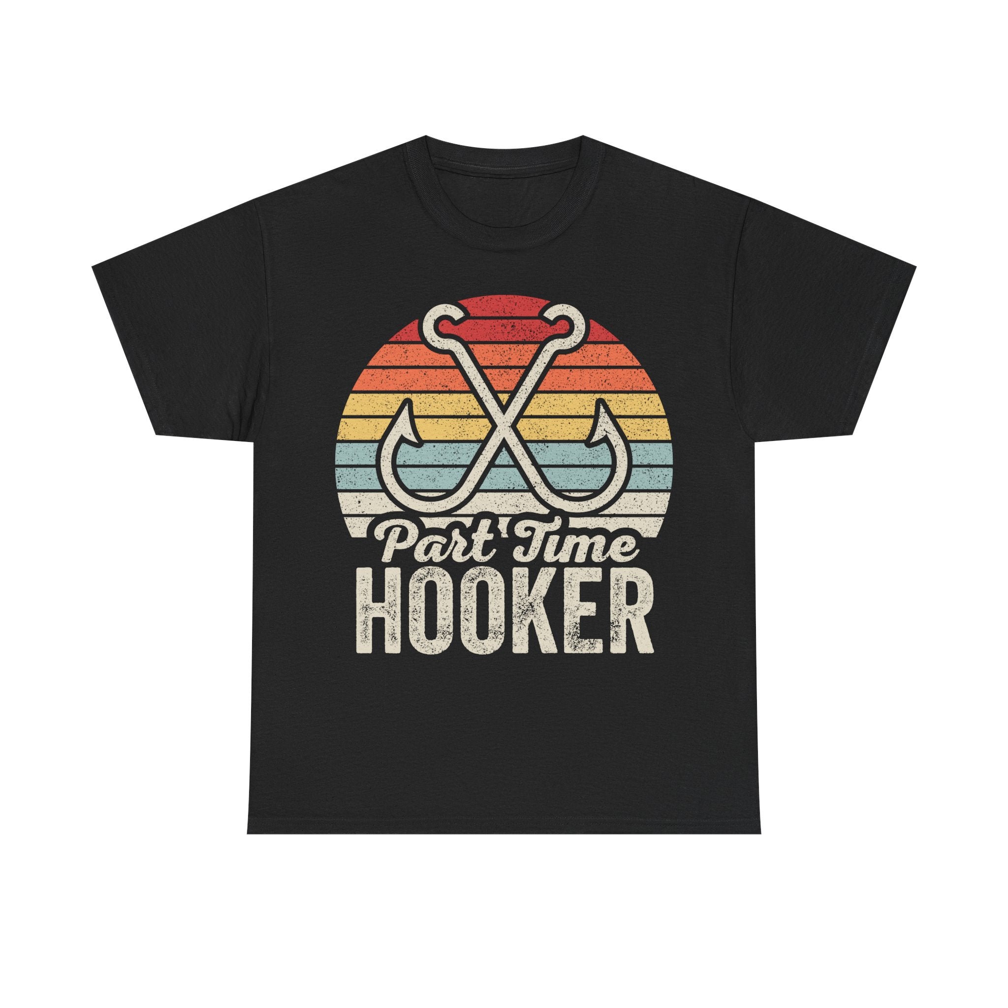 Part Time Hooker Fishing T-Shirt – Retro Angler Tee