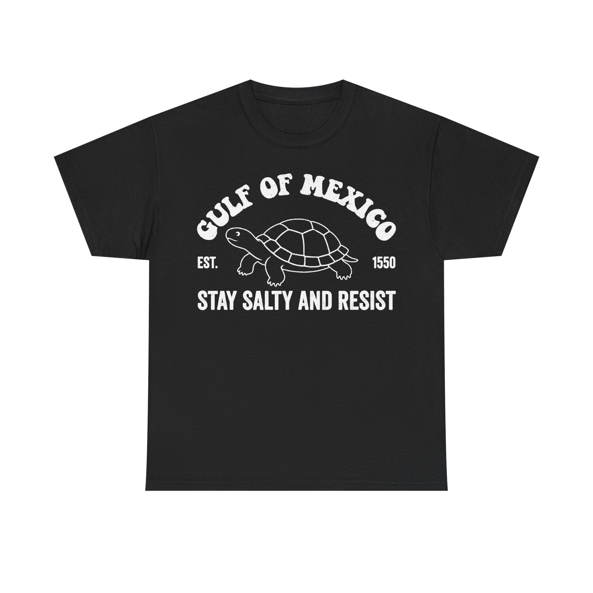 Gulf Of Mexico Turtle Stay Salty And Resist Coastal Shirt Vintage Nautical Style For Ocean Lovers