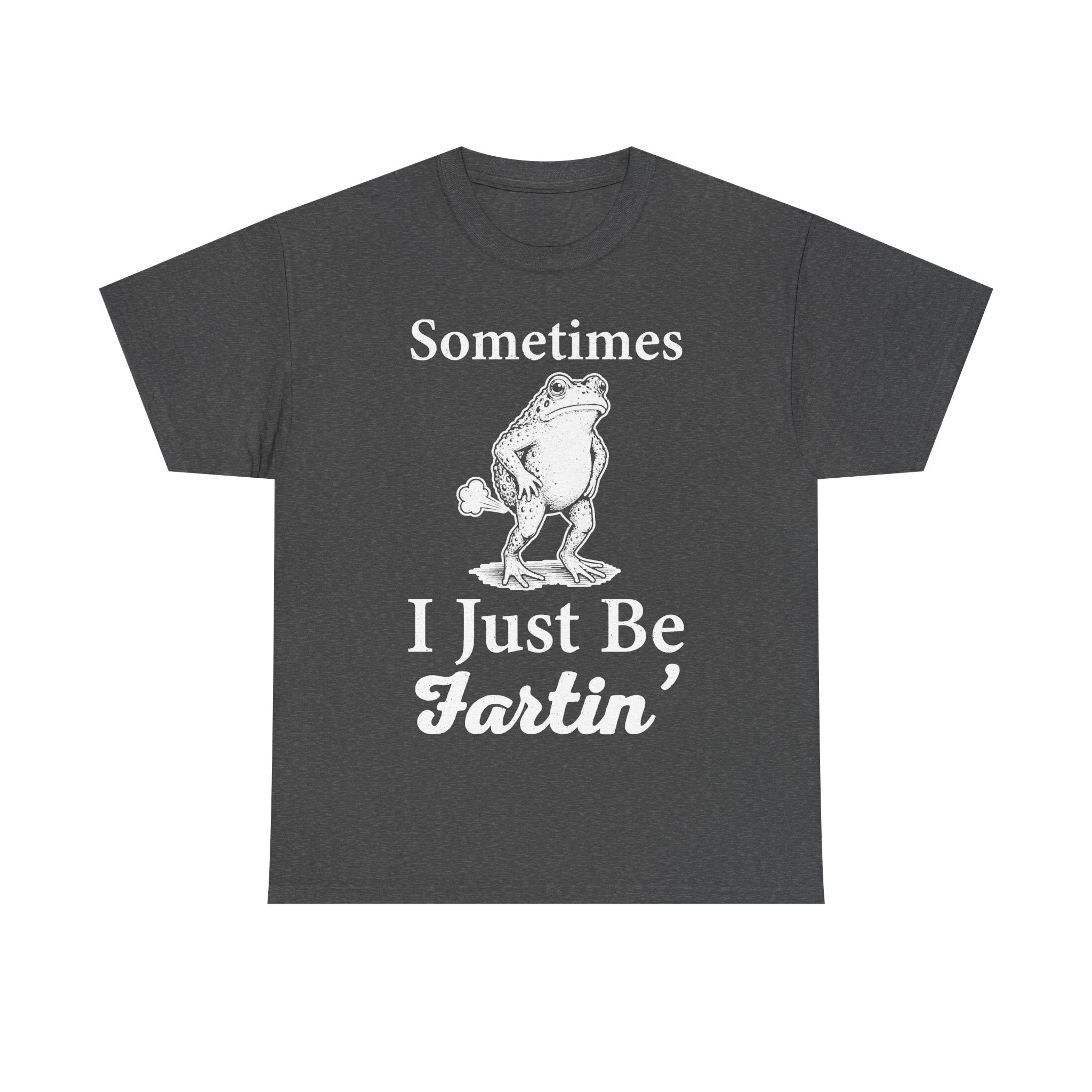 Sometimes I Just Be Fartin Frog Quote Unisex Frog Illustration Funny Shirt For Laughs And Fun