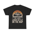 Hiking T-Shirt — “I Don’t Get It The Trail Looked So Flat On The Map” Retro Mountain Tee