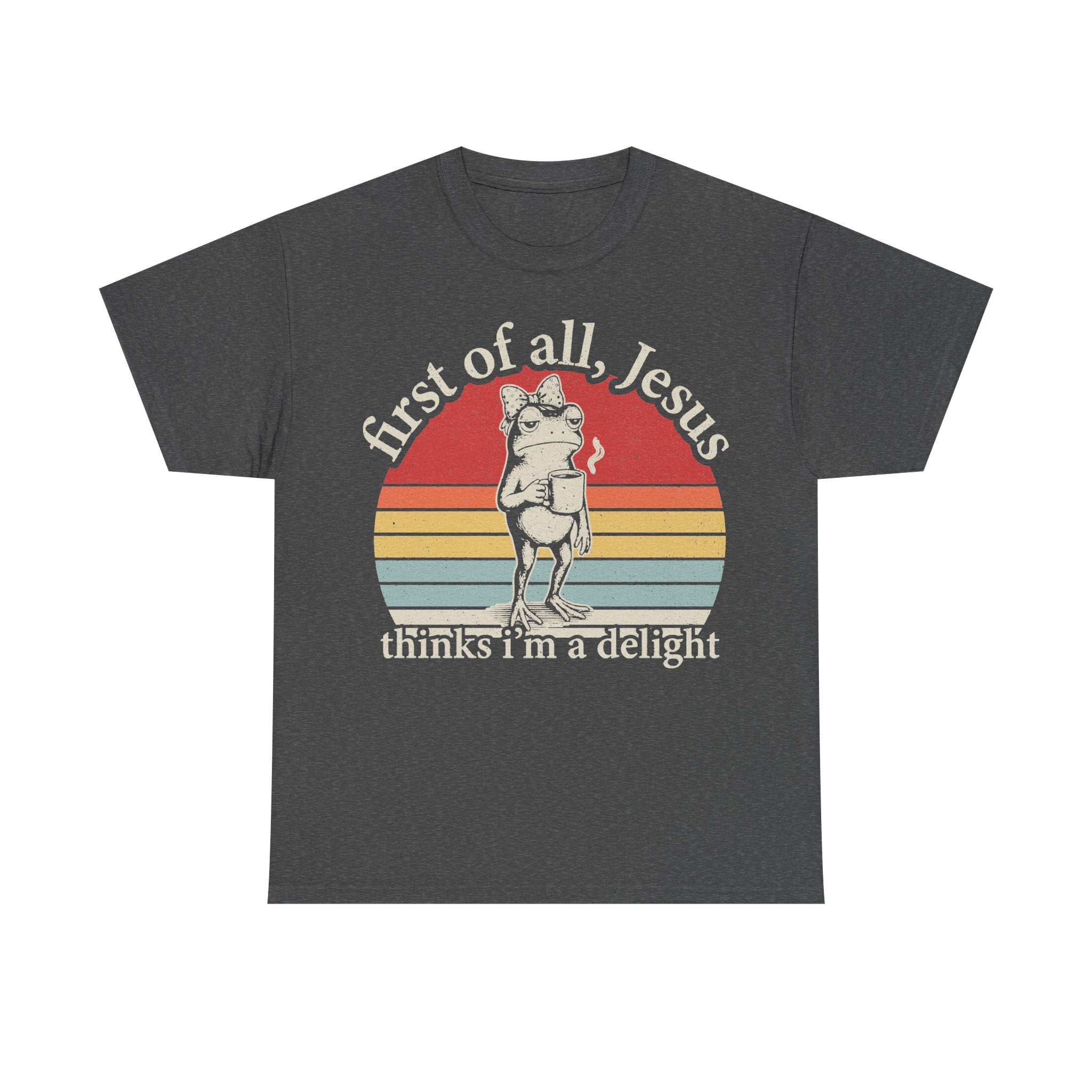 Jesus Thinks I Am A Delight Vintage Retro Christian Shirt For Faith Lovers And Humor