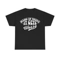 Funny Graphic Tee — "Hang In There It Gets Worse" Retro Comfort Shirt