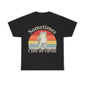 Sometimes I Just Be Fartin Frog Retro Sunset Tee For Humor And Quirky Style For Fans