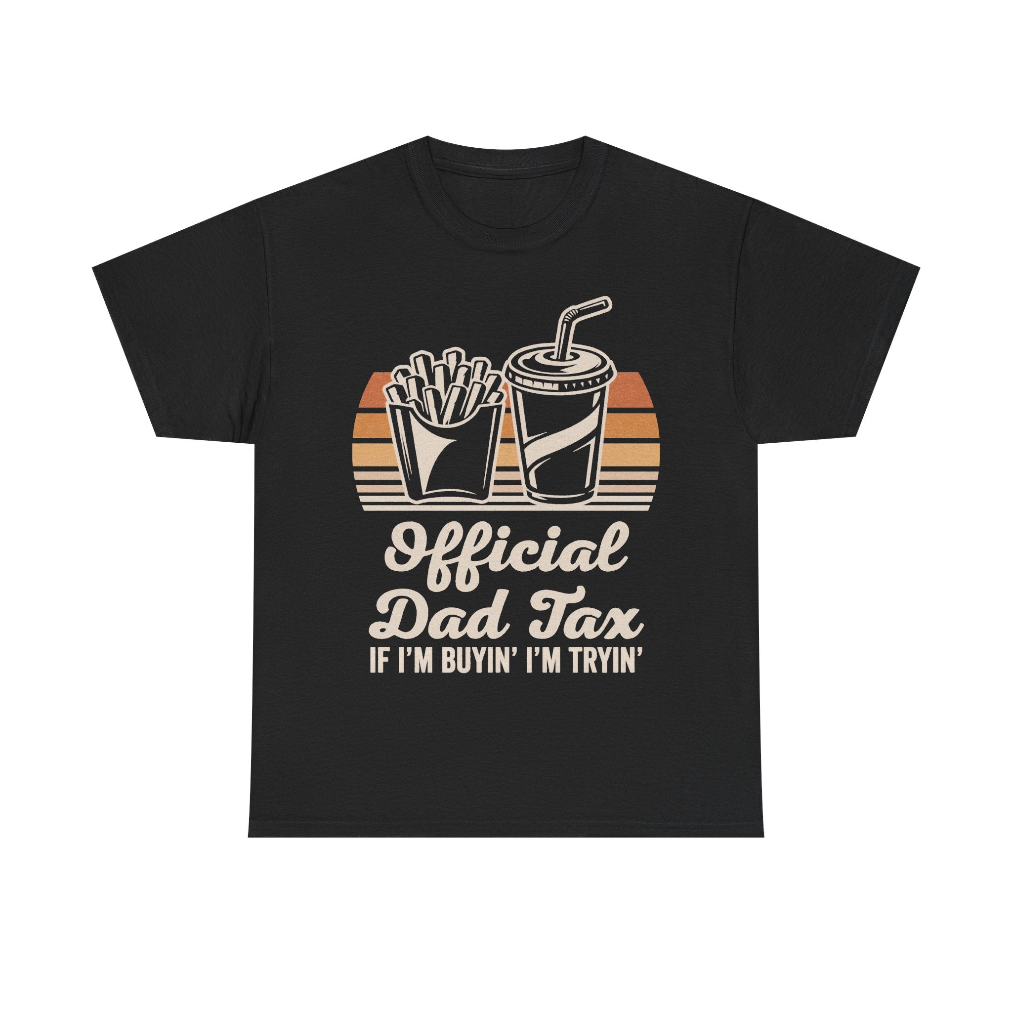 Official Dad Tax Fries And Soda Vintage Style Tee Shirt