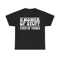 Knower Of Stuff Fixer Of Things Handyman Diy Workshop Tee