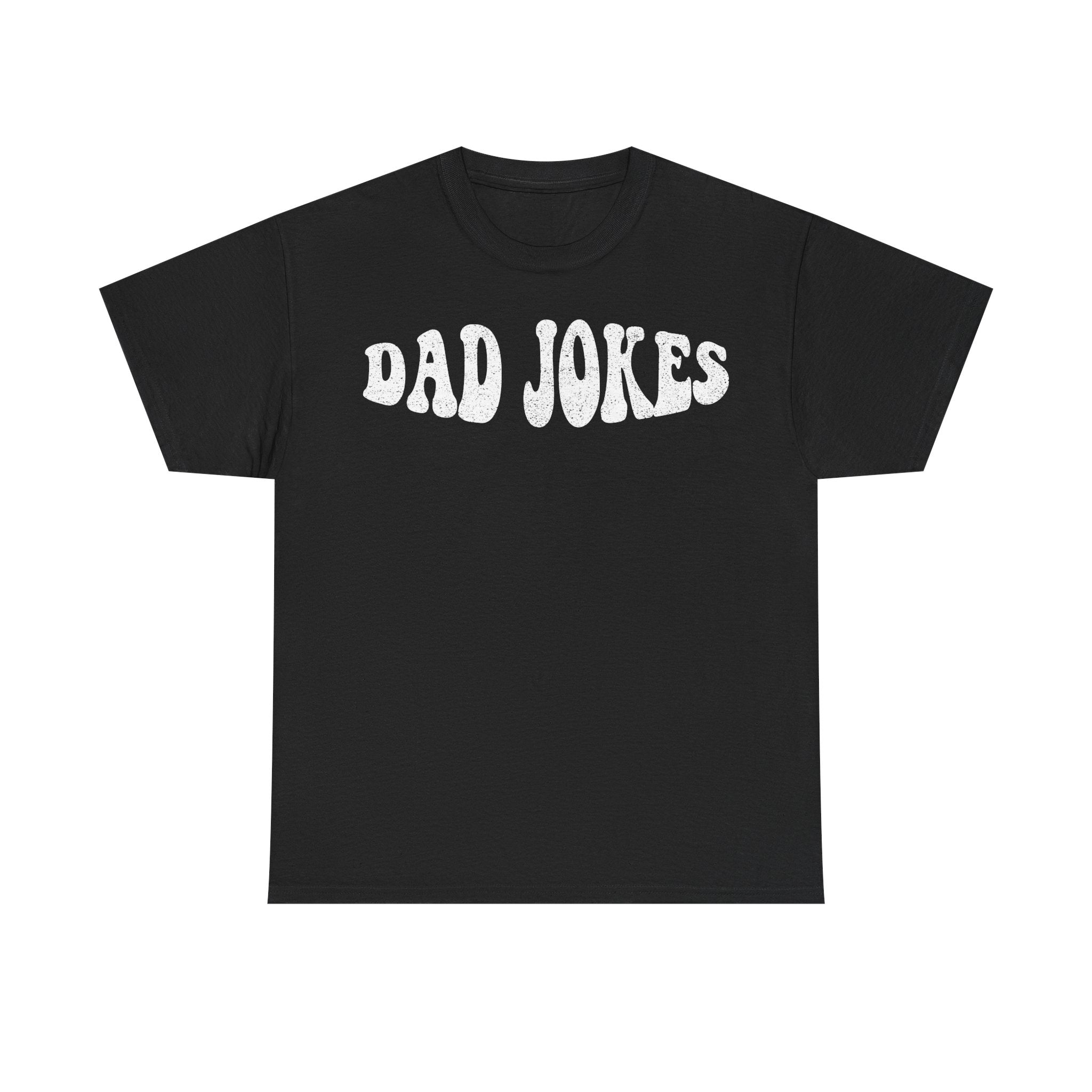 Dad Jokes T-Shirt — Funny Retro Typography Tee for Dads & Father’s Day Gift