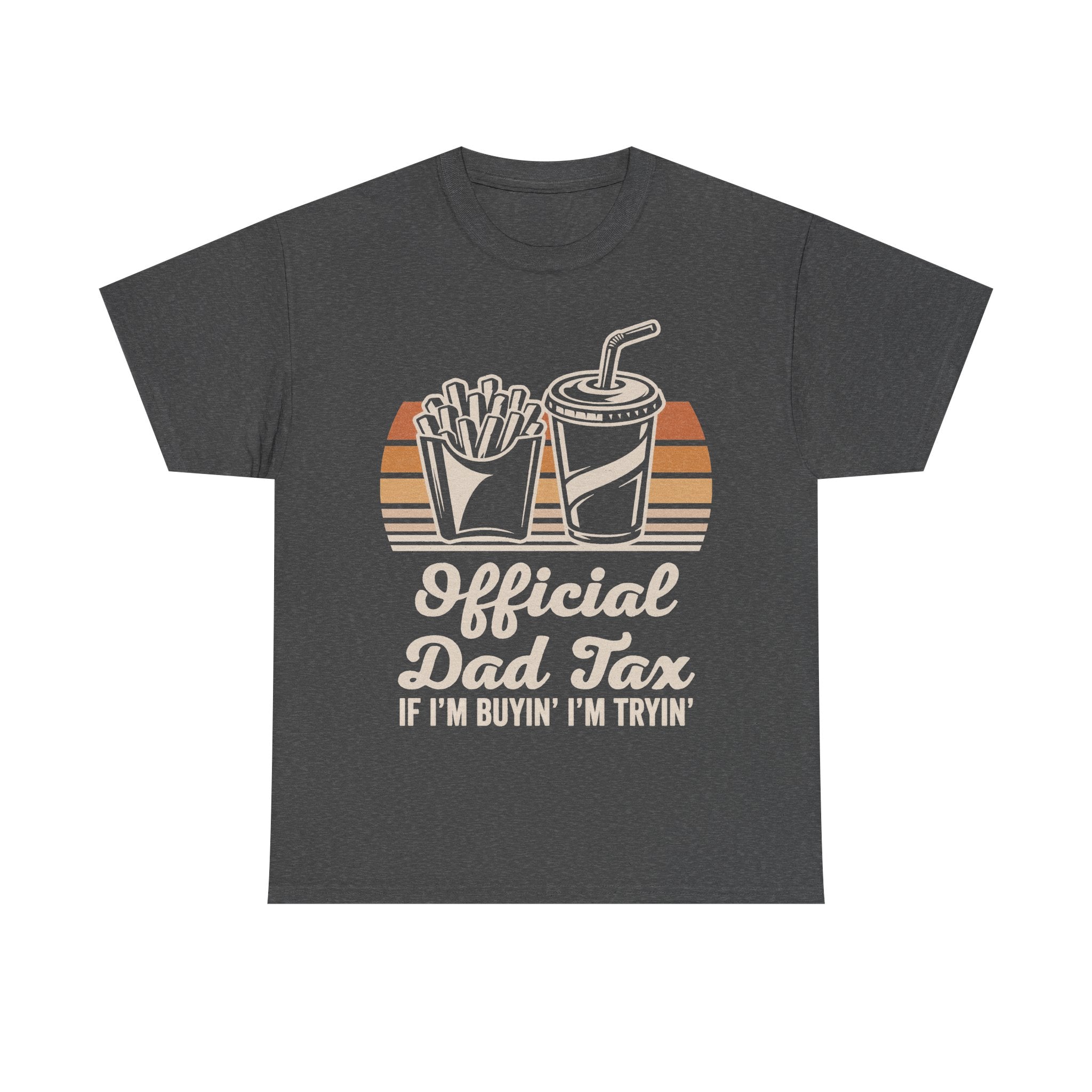 Official Dad Tax Fries And Soda Vintage Style Tee Shirt