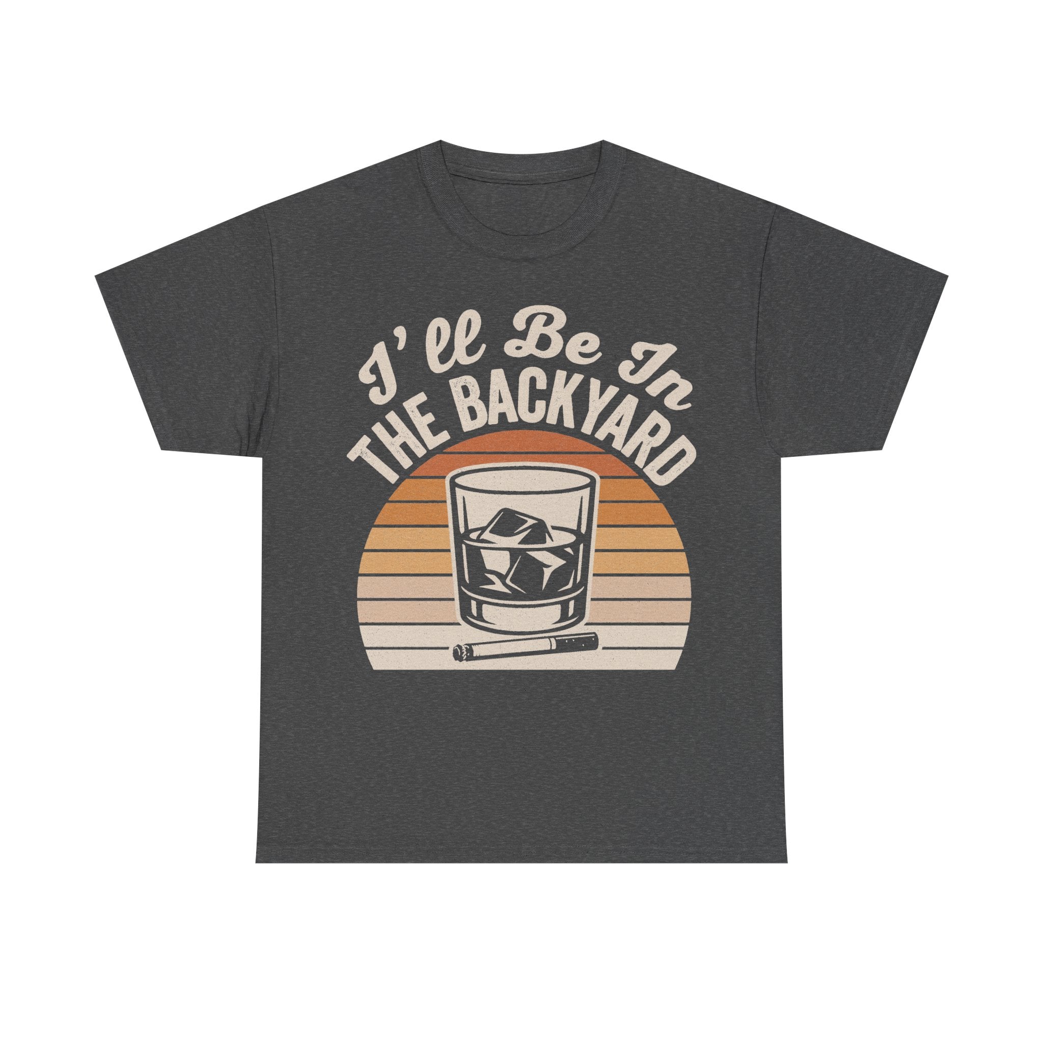 Vintage Basketball T Shirt With Ice Glass Artwork And Backyard Theme For Fans Everywhere