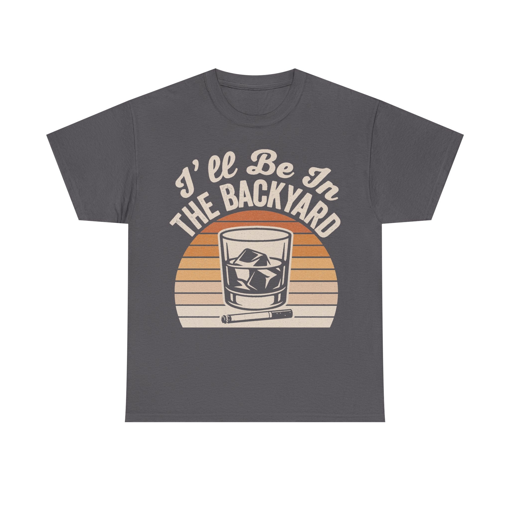 Vintage Basketball T Shirt With Ice Glass Artwork And Backyard Theme For Fans Everywhere