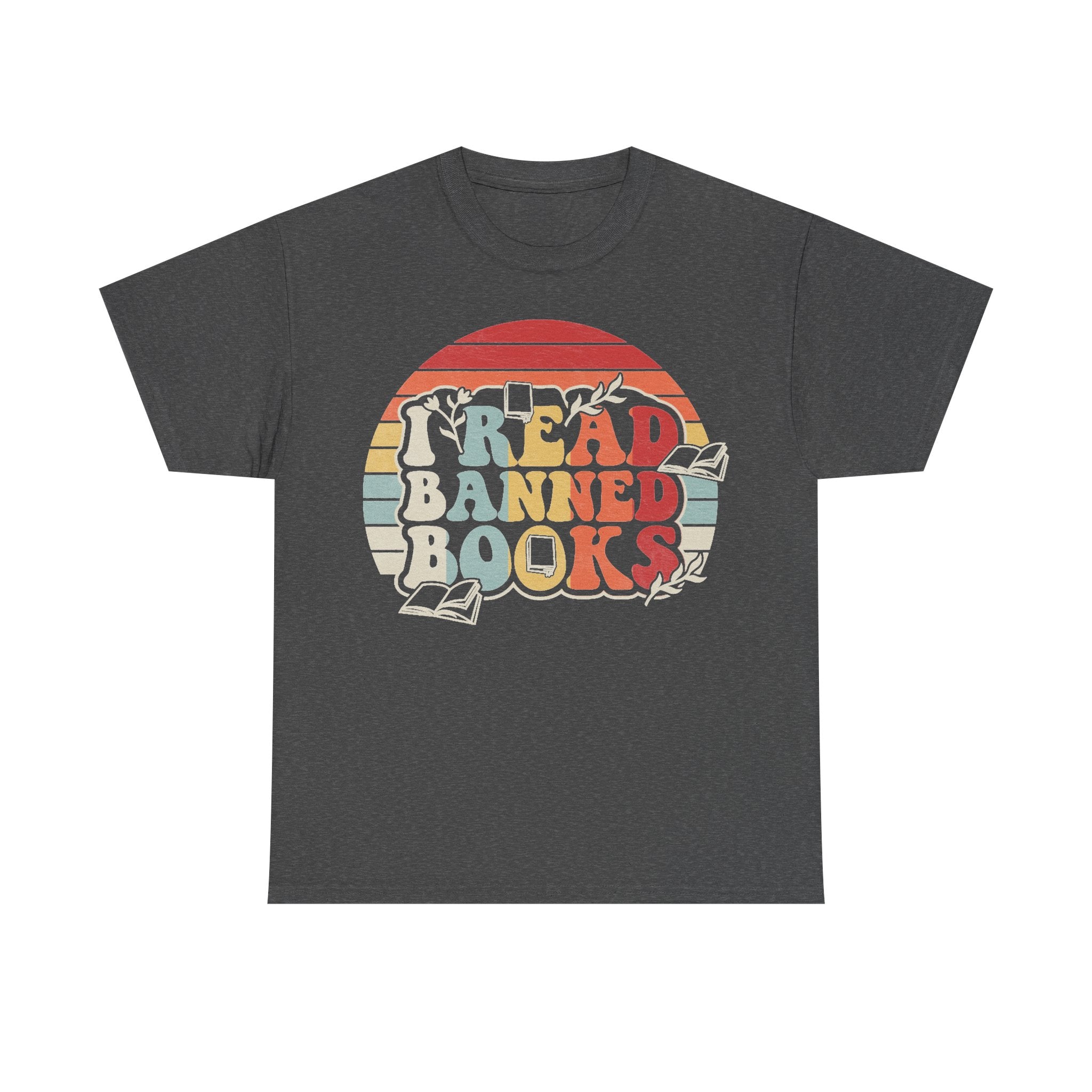 Read Banned Books Vintage Circle Shirt for Book Lovers