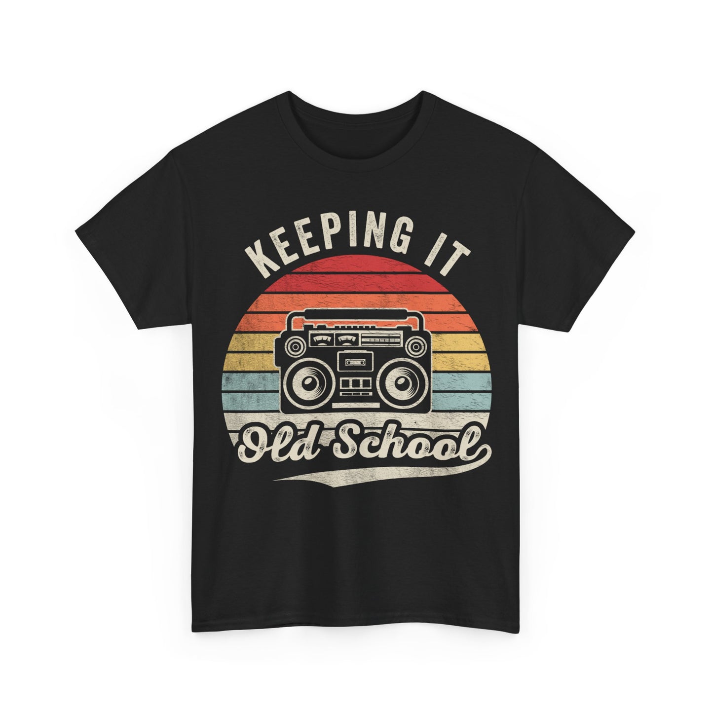 Keeping It Old School Retro Boombox T-Shirt