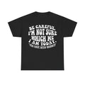 Funny Graphic Tee — "Be Careful I'm Not Sure Which Me I Am Today" Shirt