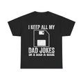 Dad Jokes T-Shirt — "I Keep All My Dad Jokes in a Dad-A-Base" Funny Father's Day Tee