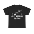 Just Resting My Eyes T-Shirt — Funny Lazy Nap Graphic Tee