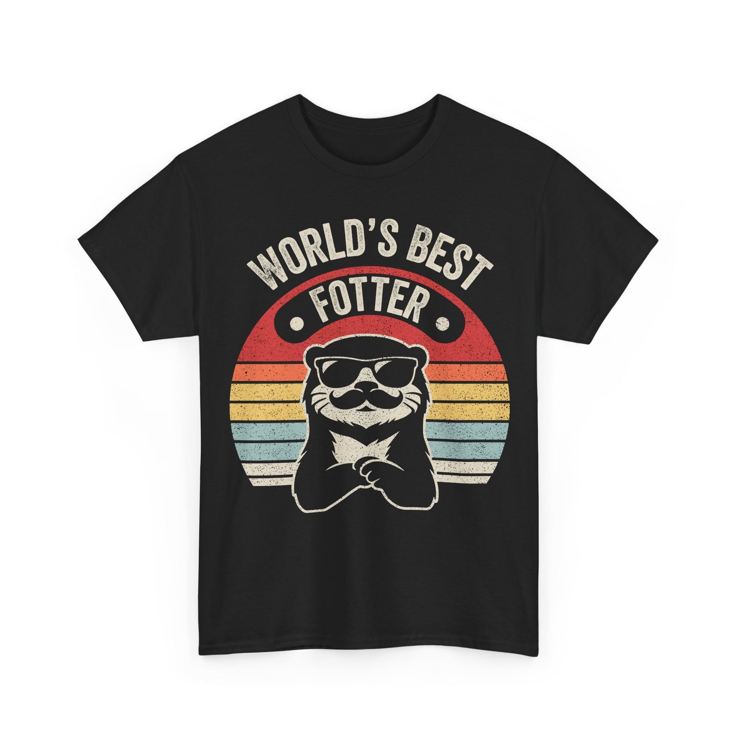 World's Best Fotter Tee — Retro Cool Otter T-Shirt