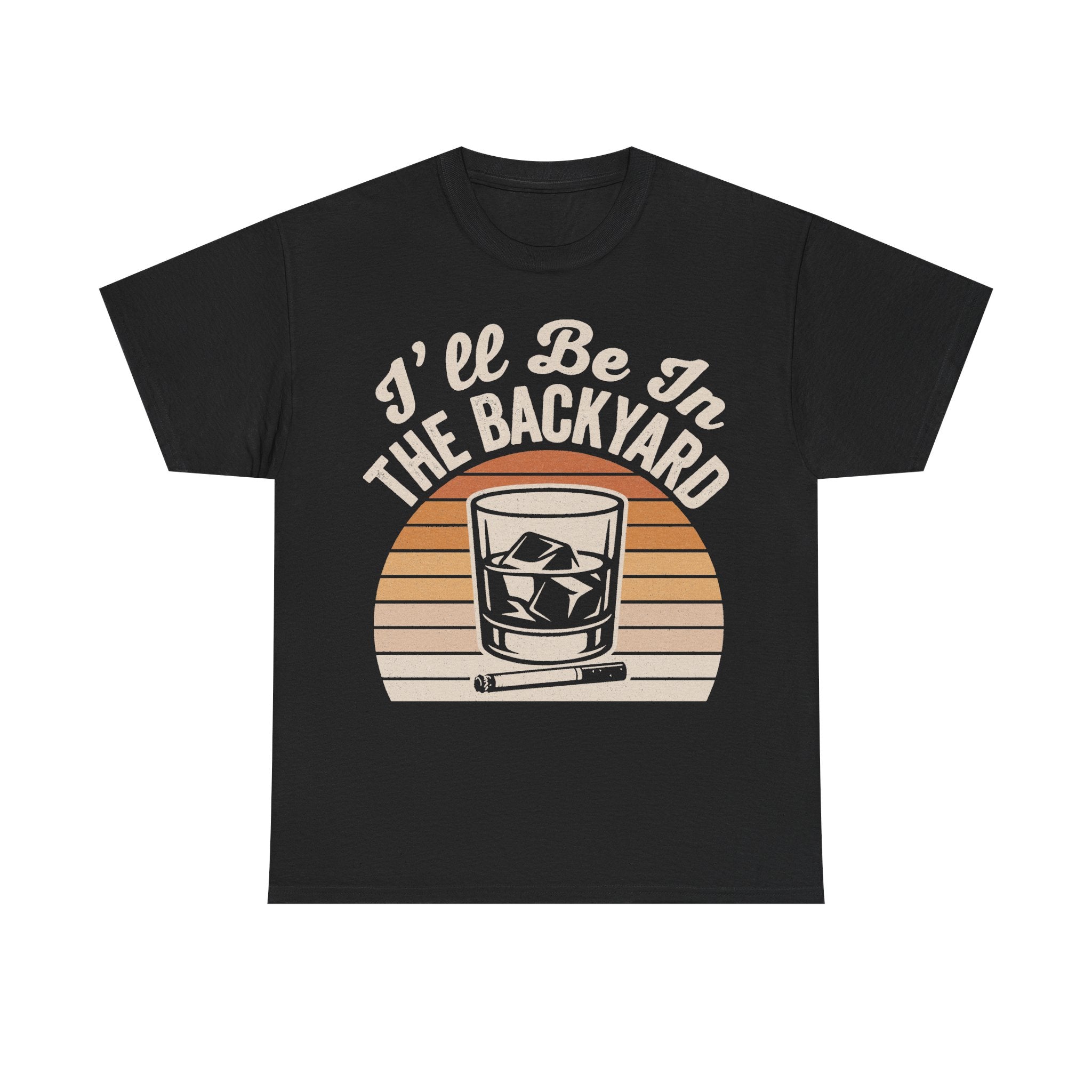 Vintage Basketball T Shirt With Ice Glass Artwork And Backyard Theme For Fans Everywhere
