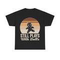 Still Plays With Dolls Retro Voodoo Doll Sunset T Shirt Vintage Nostalgia Casual Unisex Wear