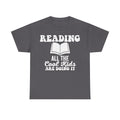 Reading Shirt For Book Lovers Open Book Design Cool Kids Quote Back To School Humor Vintage Style