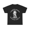 Graphic Tee — "I Could Be Meaner But Jesus Said No" Frog Illustration
