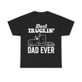 Best Truckin' Dad Ever Semi Truck Illustration T Shirt For Trucking Dads And Truckers