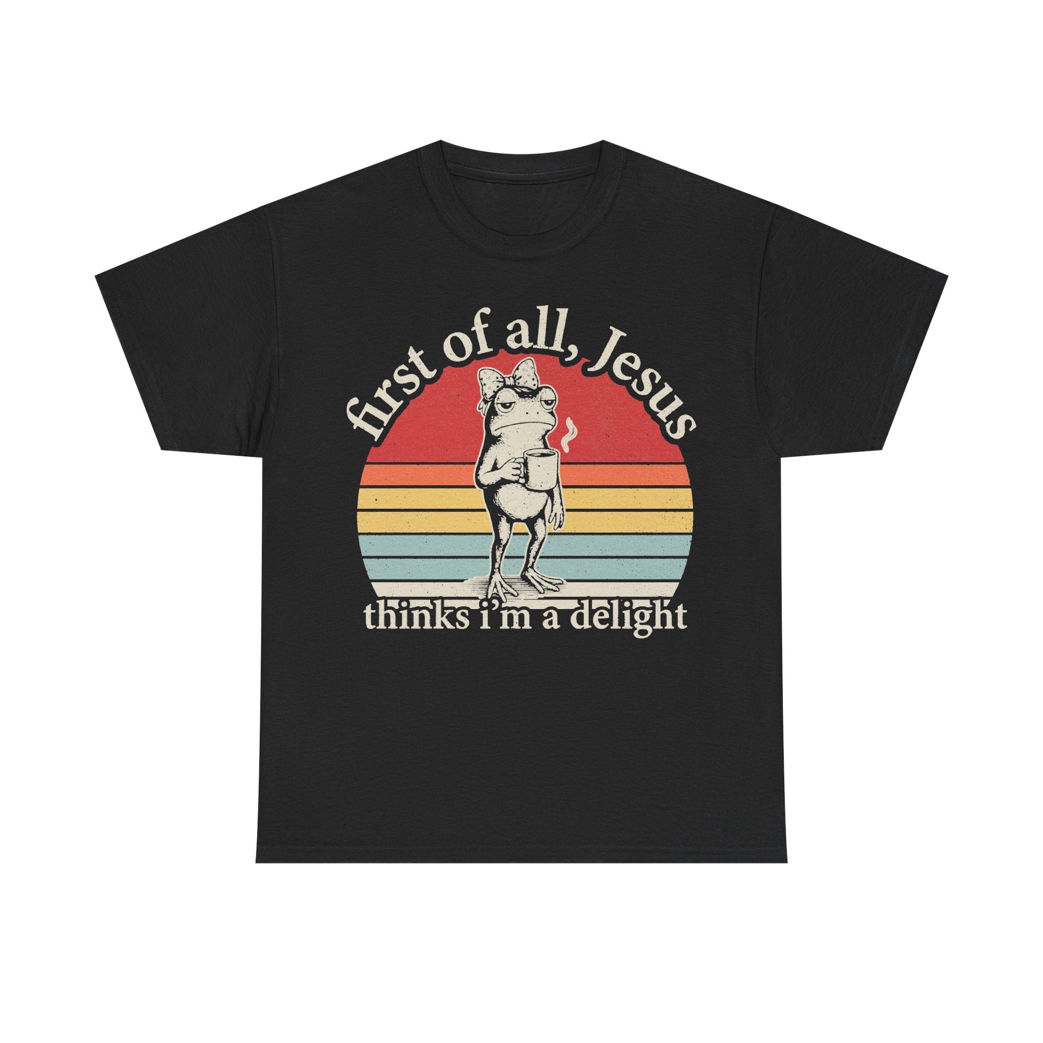 Jesus Thinks I Am A Delight Vintage Retro Christian Shirt For Faith Lovers And Humor