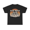 Hair Would Only Slow Me Down Retro Sunset Vintage Style Tee For Everyday Casual Wear Collection