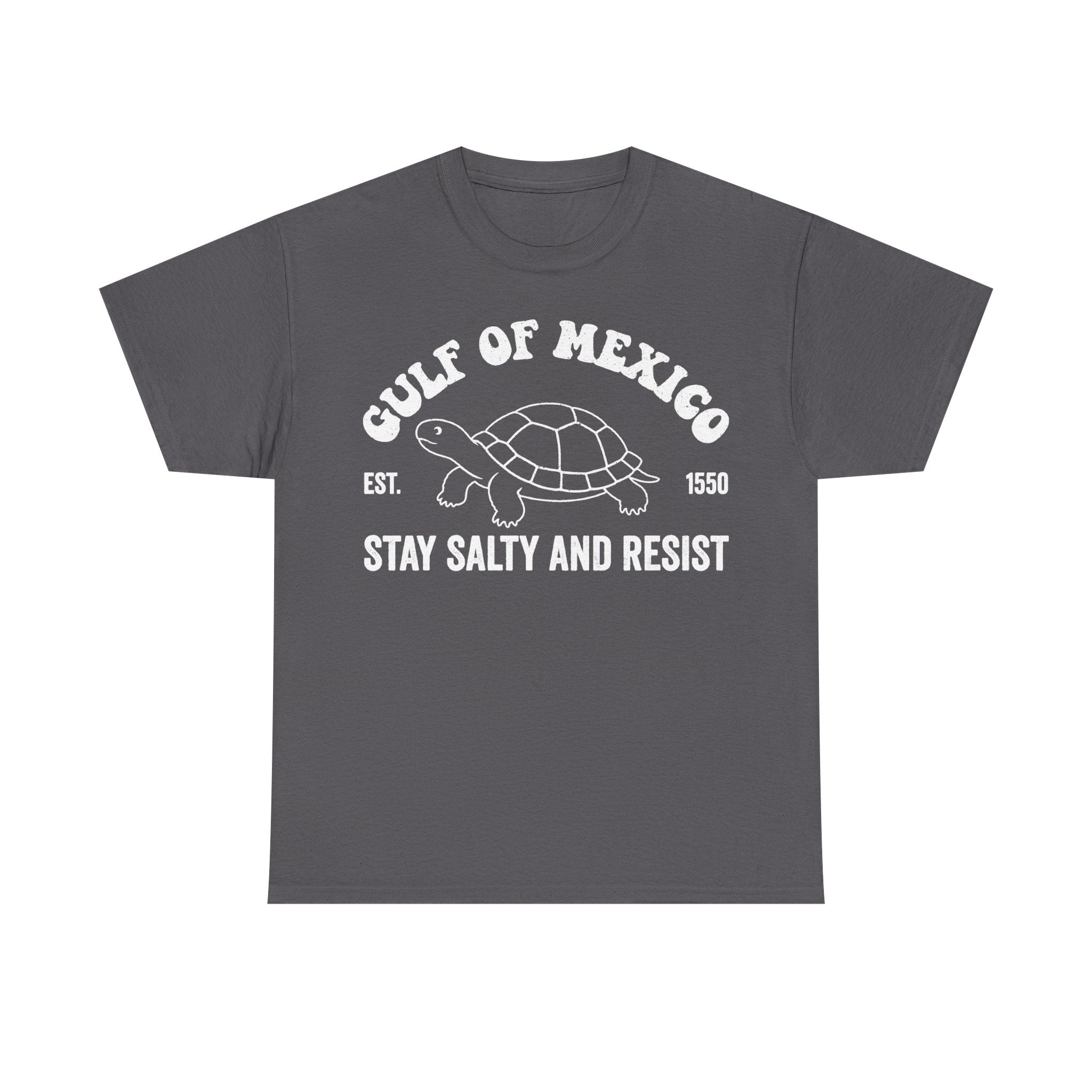 Gulf Of Mexico Turtle Stay Salty And Resist Coastal Shirt Vintage Nautical Style For Ocean Lovers