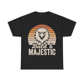Bald Eagle Retro Sunset Logo Shirt With Majestic Vintage Style Artwork For Fans Everywhere