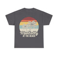 Mentally At The Beach Vintage Palm Tree Sunset Shirt