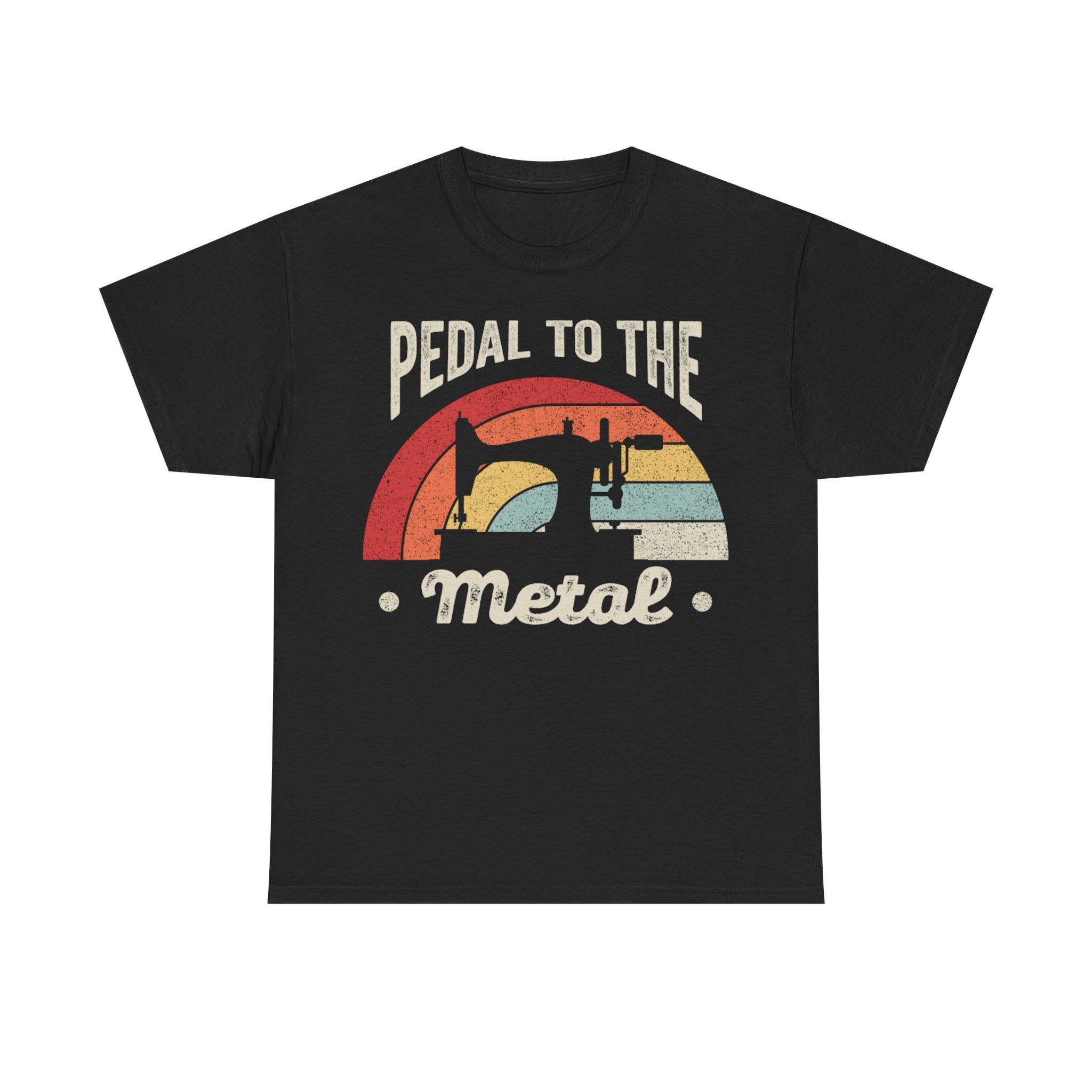 Pedal to the Metal Vintage Sewing Machine Tee