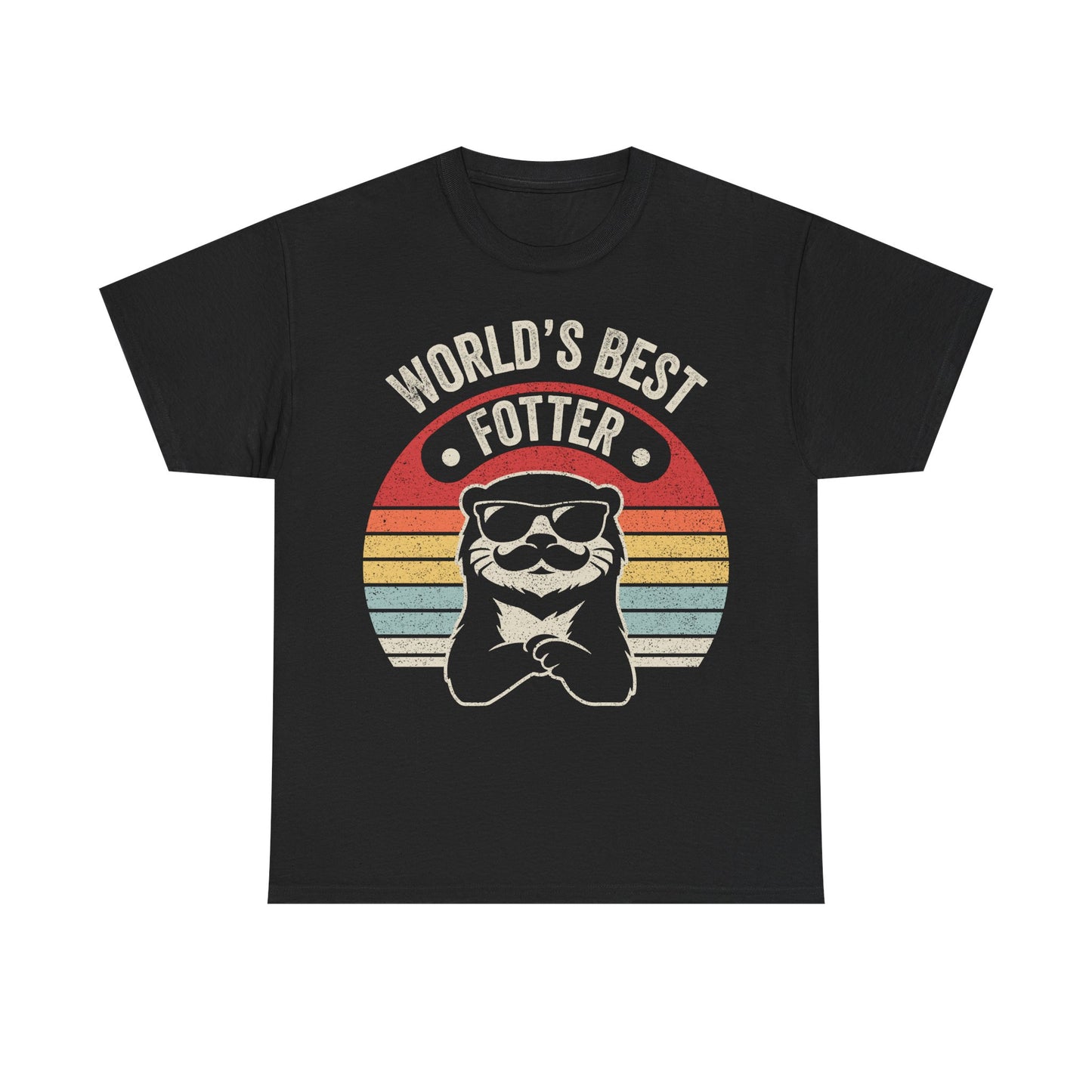 World's Best Fotter Tee — Retro Cool Otter T-Shirt