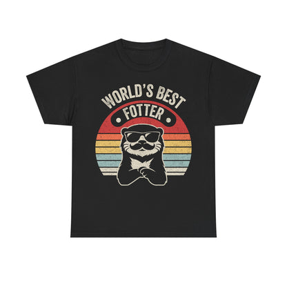 World's Best Fotter Tee — Retro Cool Otter T-Shirt