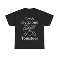 Tomato Garden Tee — "Fresh Delicious Tomatoes" Vintage Veggie Shirt
