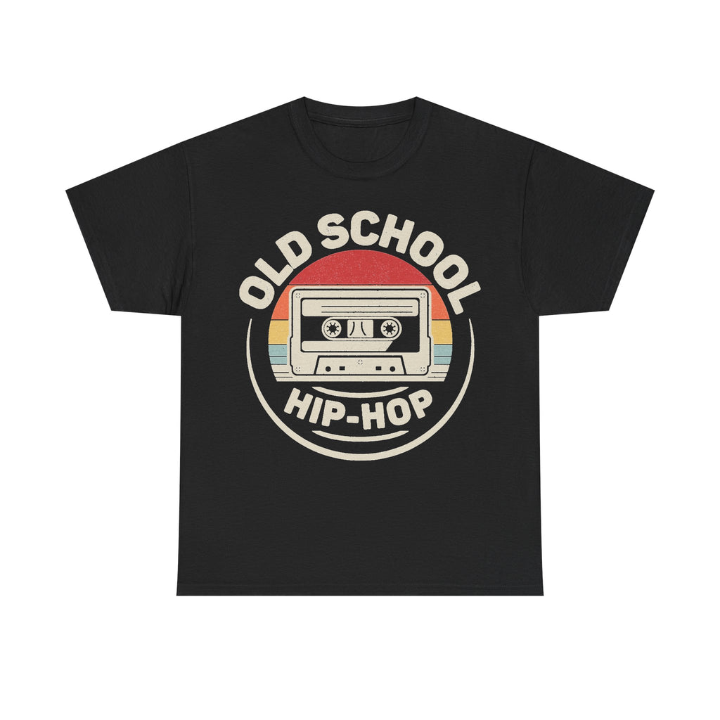 Old School Hip Hop Retro Cassette T Shirt With Vintage Rainbow Design Perfect For Music Lovers And Nineties Fans