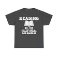 Reading Shirt For Book Lovers Open Book Design Cool Kids Quote Back To School Humor Vintage Style