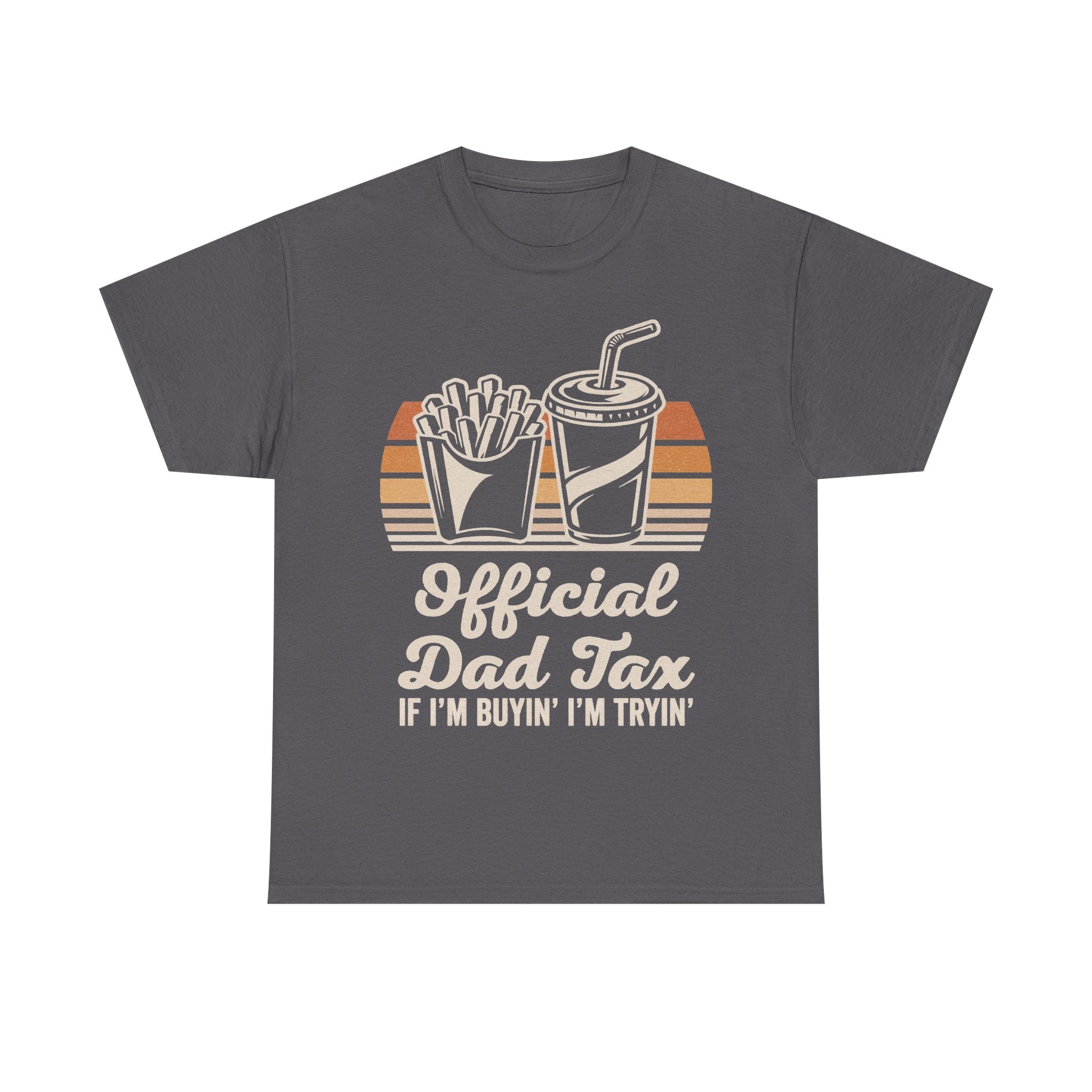 Official Dad Tax Fries And Soda Vintage Style Tee Shirt