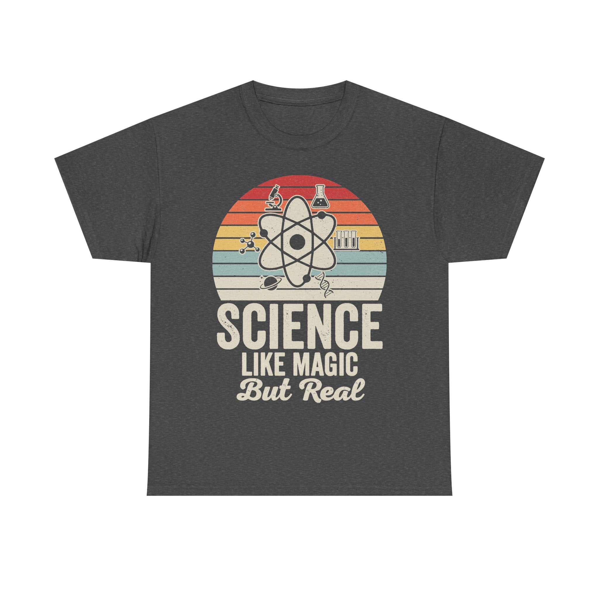 Science Like Magic But Real Retro Atom Icon Shirt For Science Lovers And Nerds Everywhere