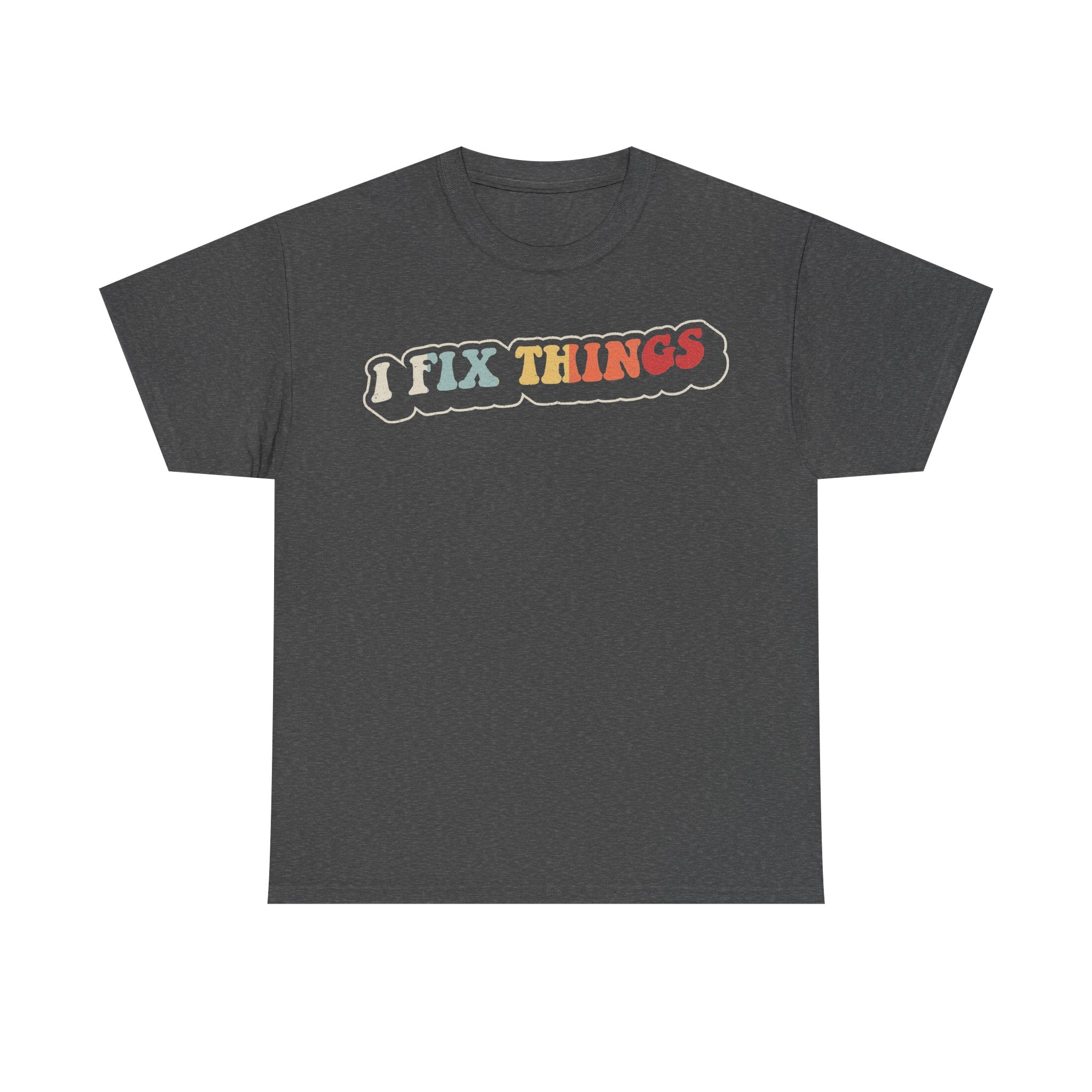 I Fix Things Retro Toolbox Design Black Unisex Shirt For Mechanics And DIY Enthusiasts